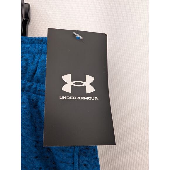 NWT Under Armour Men's UA Rival Terry 6" Shorts in Photon Blue size L - Picture 6 of 7